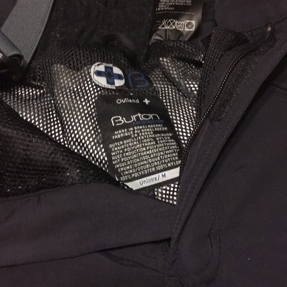 Men’s gortex Burton snowboard pants w/suspenders